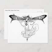 女王マブ・フェアリー、妖精の女王 ポストカード (正面/裏面)