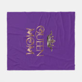 女王ママ フリースブランケット (正面(横))