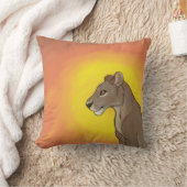 女王ライオネス クッション (ブランケット)