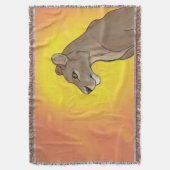 女王ライオネス スローブランケット (正面縦)