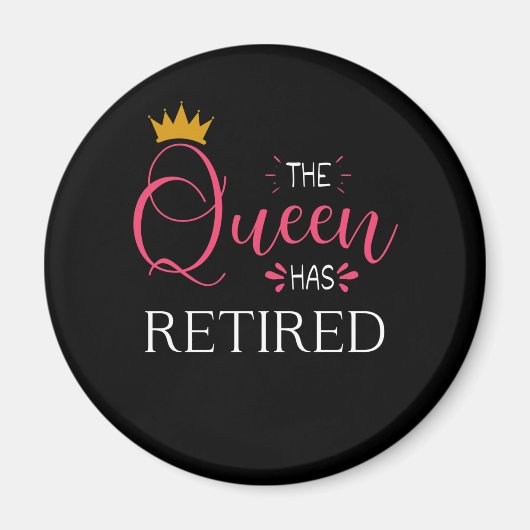 女王様は女退職した性に対する退職金を持っている マグネット (正面)