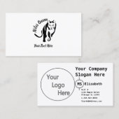 女王狩人の黒い雌 名刺 (正面/裏面)