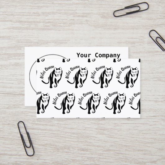 女王狩人の黒い雌 名刺 (正面/裏面インサイチュ)