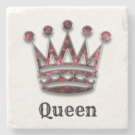 女王王室の冠パーソナライズされた ストーンコースター