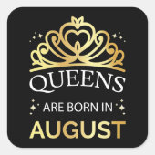 女王生まれが来威厳があるた スクエアシール (正面)