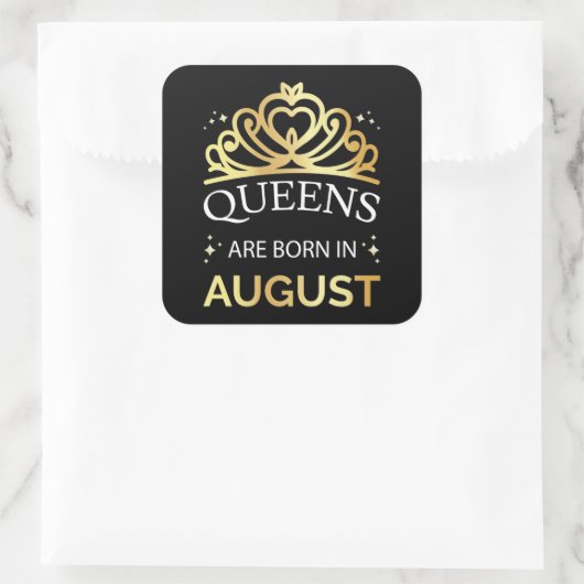 女王生まれが来威厳があるた スクエアシール (バッグ)