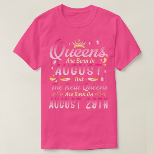 女王生まれは入威厳があるるが実在女王は入る Tシャツ (デザイン正面)