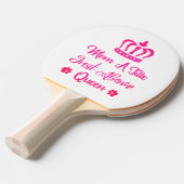 女王直上のタイトルを母に付ける |母の日 卓球ラケット (正面アングル)