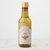 女王蜂デザイン ボトルラベル ワインラベル (正面)
