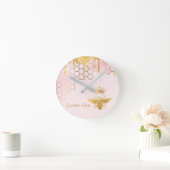 女王蜂 ラウンド壁時計 (ホーム)