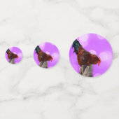 女王陛下：夢のような紫の輝きの雄鶏 コンフェッティ (正面)