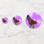 女王陛下：夢のような紫の輝きの雄鶏 コンフェッティ (裏面)