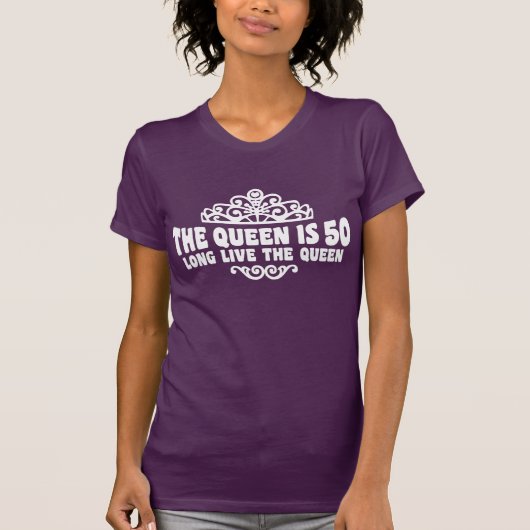 女王50歳 Tシャツ (正面)