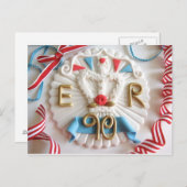 女王90歳の誕生日ポストカード ポストカード (正面/裏面)