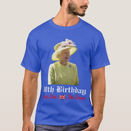 女王90番誕生日 Tシャツ (正面)
