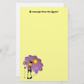 "女王"の-文房具からのメッセージ 便箋 (正面/裏面)