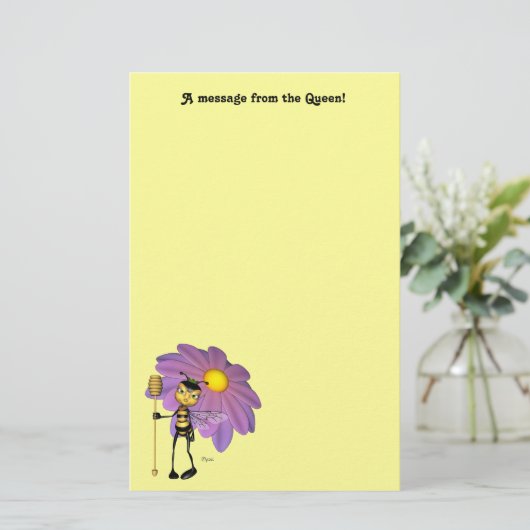 "女王"の-文房具からのメッセージ 便箋 (スタンド正面)