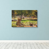 女王 キャンバスプリント (インサイチュ (ウッドフロア))