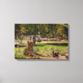 女王 キャンバスプリント (正面)