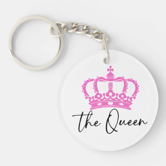 女王 キーホルダー (正面)