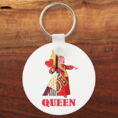 女王 キーホルダー (正面)