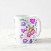 女王 コーヒーマグカップ (正面右)