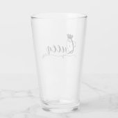 「女王」 タンブラーグラス (裏面)