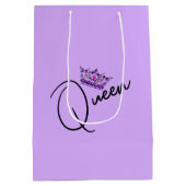 「女王」 ミディアムペーパーバッグ (裏面)