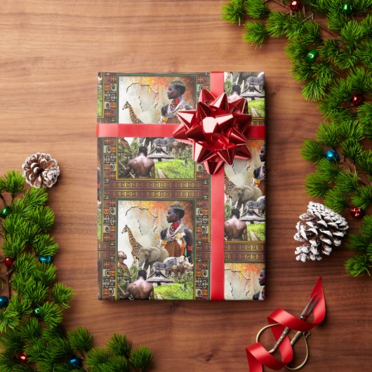 女王 ラッピングペーパー (クリスマスギフト)