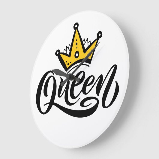 女王 ラージ壁時計 (傾斜)