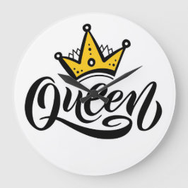 女王 ラージ壁時計