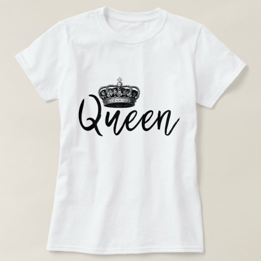 女王 Tシャツ (デザイン正面)