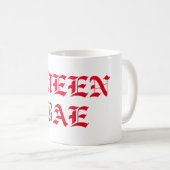 女王BAEのコーヒー・マグ コーヒーマグカップ (正面右)