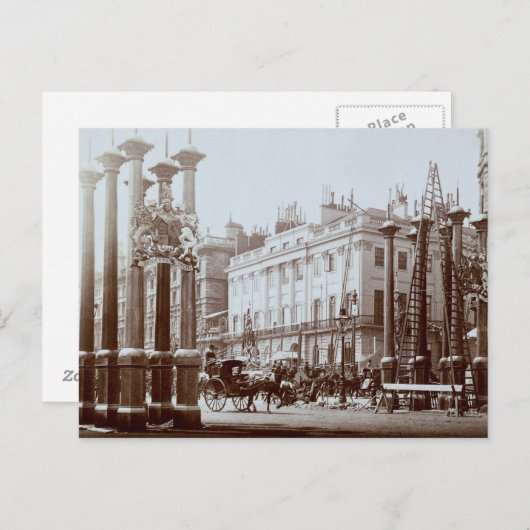 女王Diaのためにビクトリア飾られる車線を駐車して下さい ポストカード (正面/裏面)