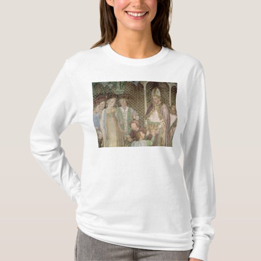 女王Theodolindaおよび法皇グレゴリー素晴らしいの Tシャツ (正面)