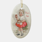 女生まれの子を焼くには – 2サイドカスタマイズ セラミックオーナメント (右)