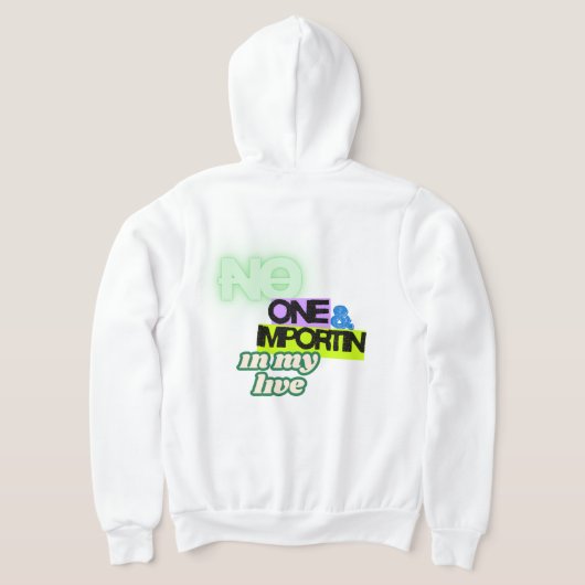 女男性への子 パーカ (レイダウン裏面)