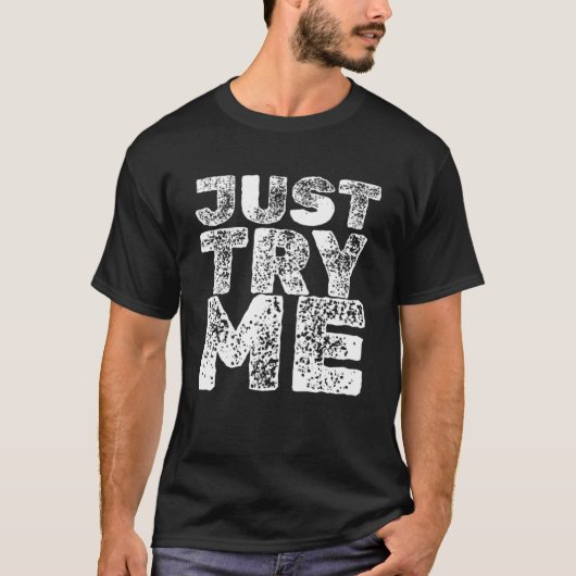 女男性へは私を入力する5 Tシャツ (正面)