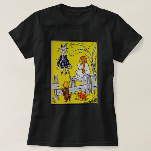 女男性へ人Ozの魔法使いレトロヴィンテージ Tシャツ (デザイン正面)