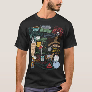 女男性へ性（着色化）ジョン・ムーニー引用文会社 Tシャツ