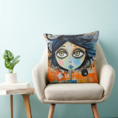 女疑問に思お洒落の子ジュリー・ドードルウェル クッション (椅子)