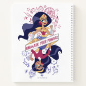 女疑問に思が力の正体を暴く ノートブック (裏面)