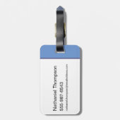 女疑問に思が力の正体を暴く ラゲッジタグ (裏面縦)