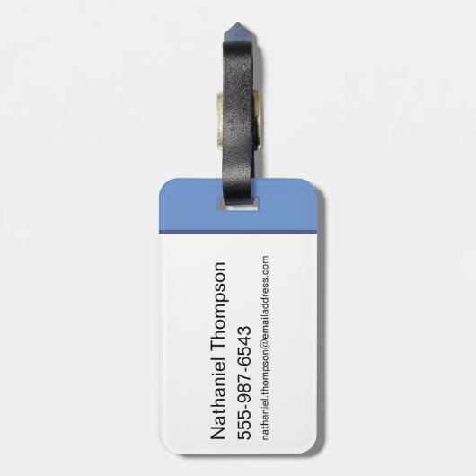 女疑問に思が力の正体を暴く ラゲッジタグ (裏面縦)