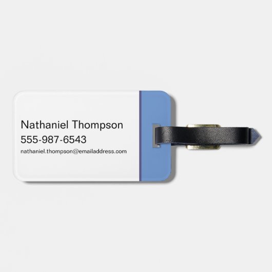 女疑問に思が力の正体を暴く ラゲッジタグ (裏面横)