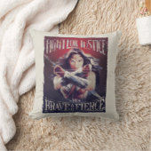 女疑問に思が正義を求めて戦う クッション (ブランケット)