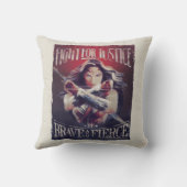 女疑問に思が正義を求めて戦う クッション (裏面)