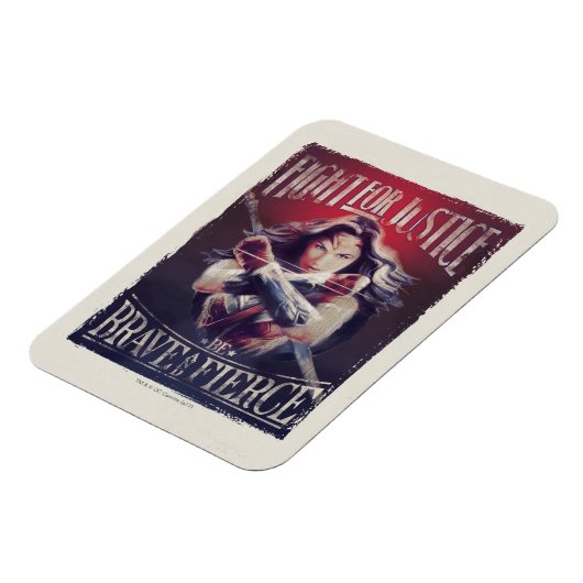 女疑問に思が正義を求めて戦う マグネット (左側)