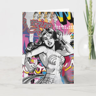 女疑問に思のコラージュ3 カード