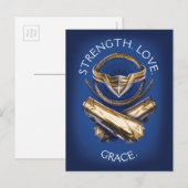 女疑問に思のティアラ、なげなわ、ブレスレット ポストカード (正面/裏面)